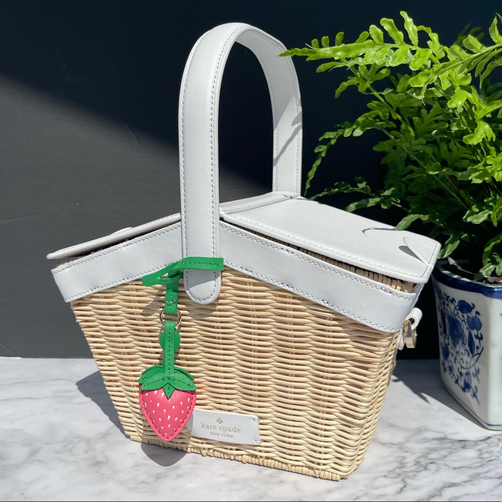 ♠️Kate Spade Picnic in the Park Wicker Basket Bag